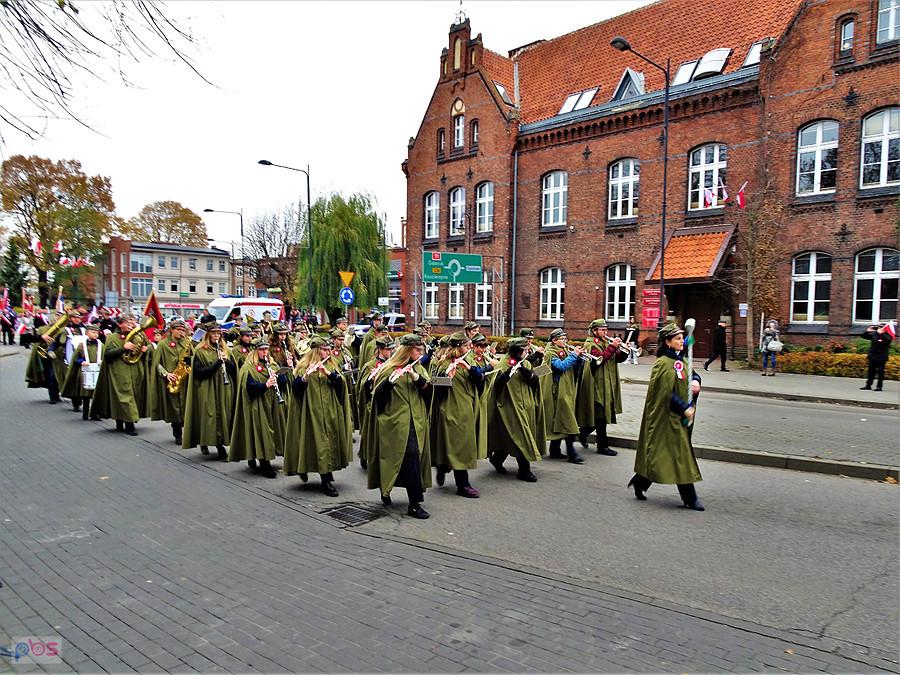 Jesień na rowerze... Dzień Niepodległości - Tczew.