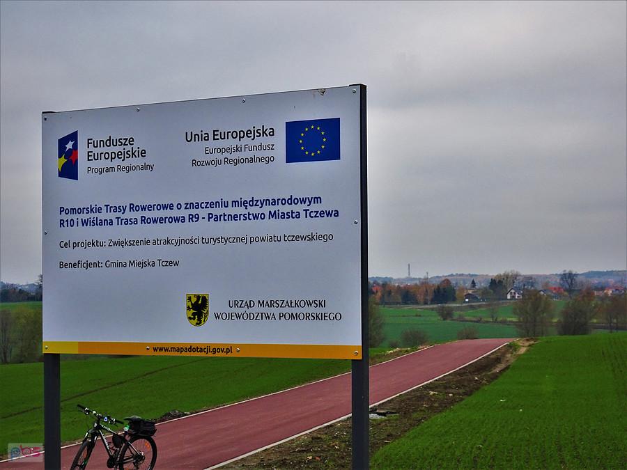 Jesień na rowerze... Wiślana Trasa Rowerowa R9.