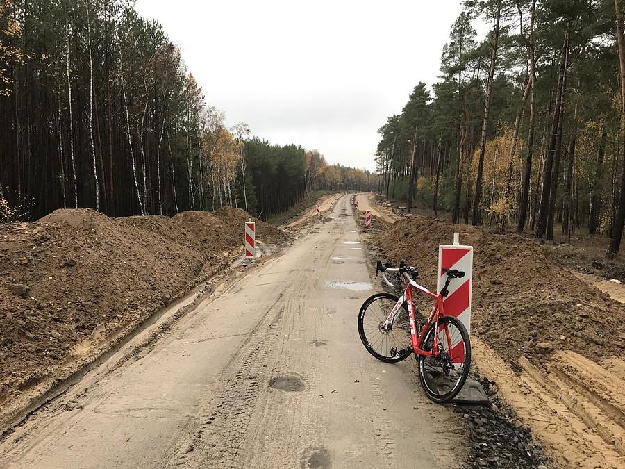 Remont DW-123 / kierunek Przesieki