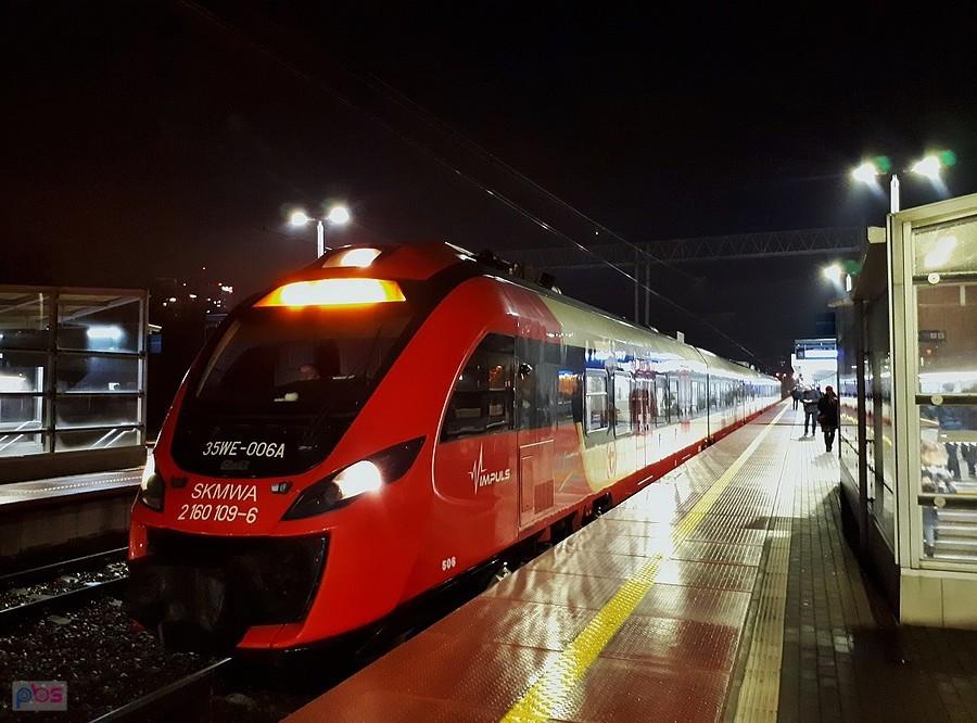 SKM do Wieliszewa na Dworcu Gdańskim
