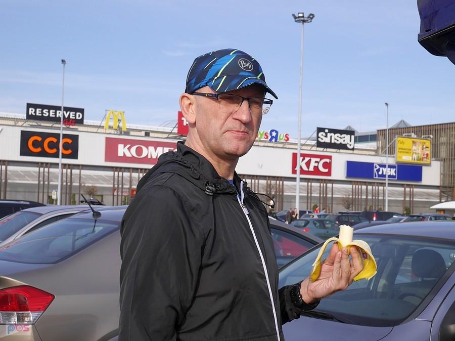 Banan przed biegiem