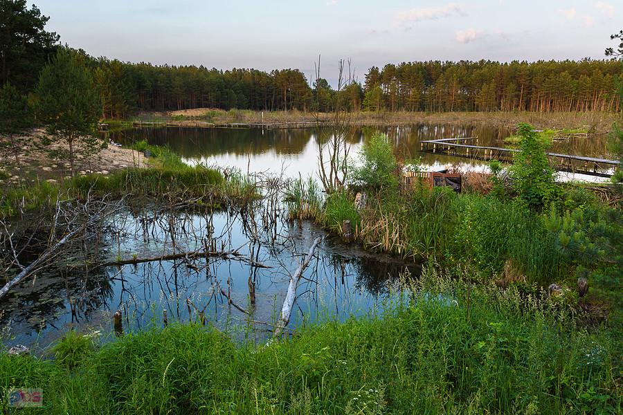 Molo na oczku wodnym przy ul. Św. Rocha - Marcinków