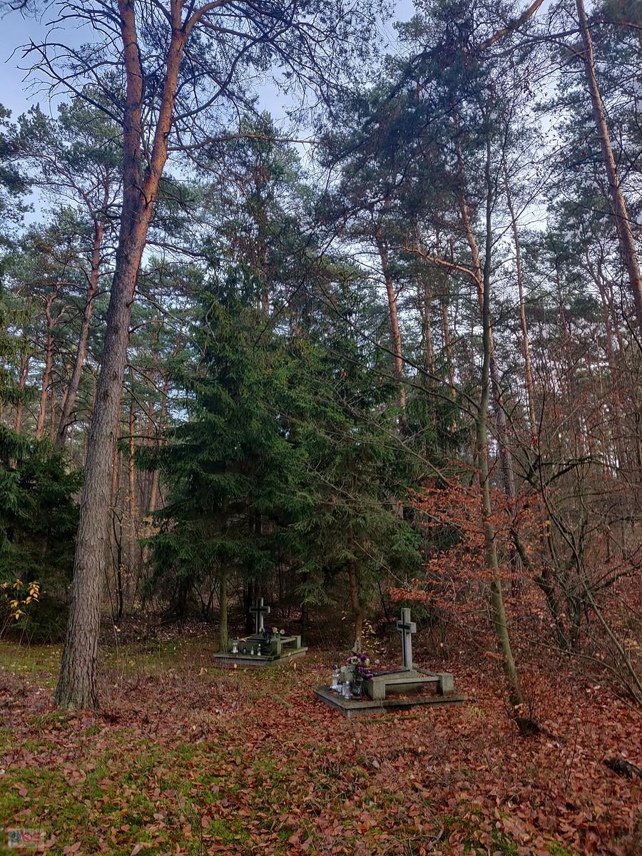 Inny widok na dwa pomniki