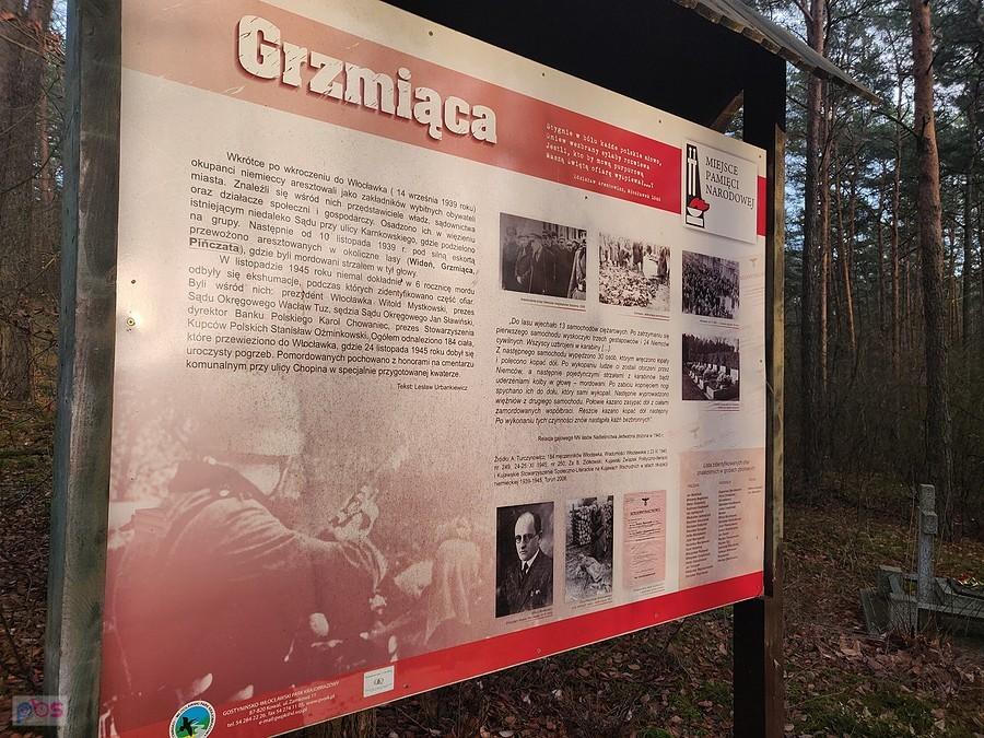 Tablica informacyjna - Grzmiąca