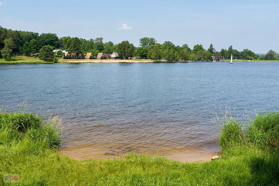 Widok ze wschodniego brzegu Zalewu Rejowskiego