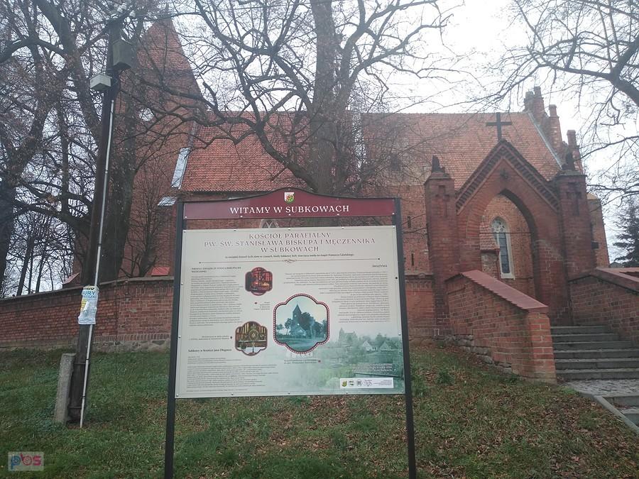 Kościół w Subkowach, Kociewie