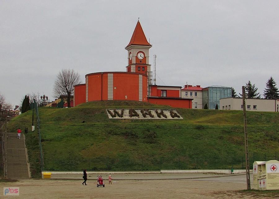 Widok na Warkę znad Pilicy