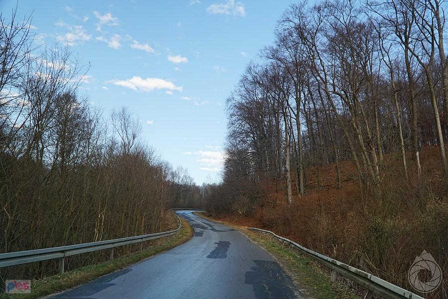 początek podjazdu nad kultowy Tunel