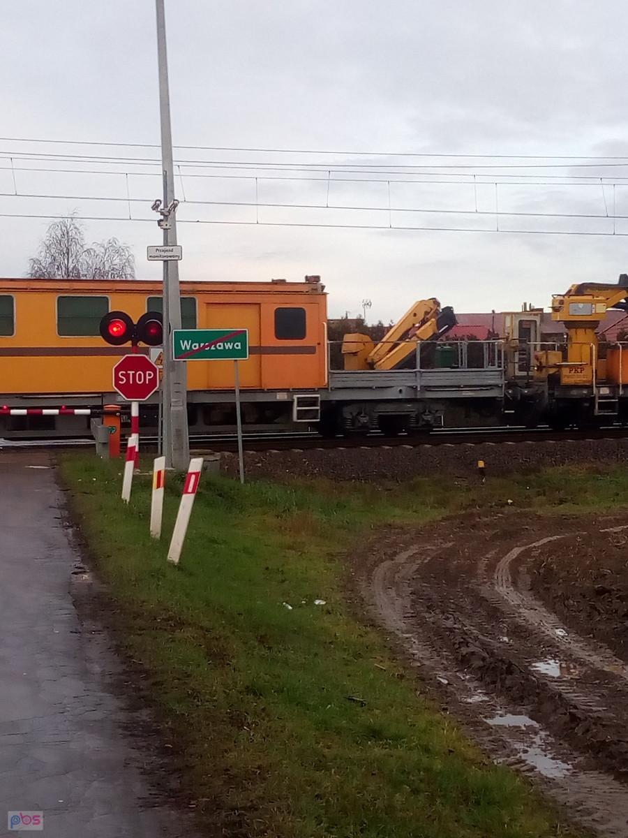 Pierwszy raz trafiłam na pociąg na tym przejeździe