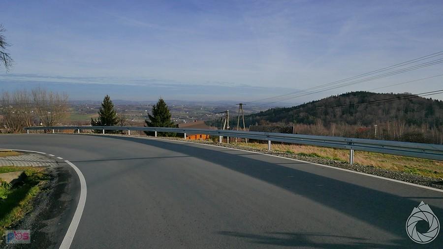 szczyt podjazdu nad Tymową