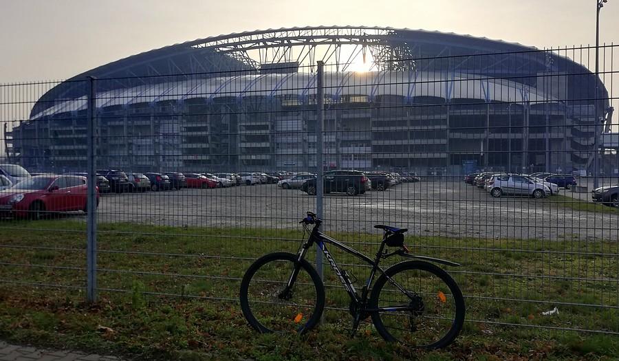 Stadium Miejski w Poznaniu, widok na przód pieczarki