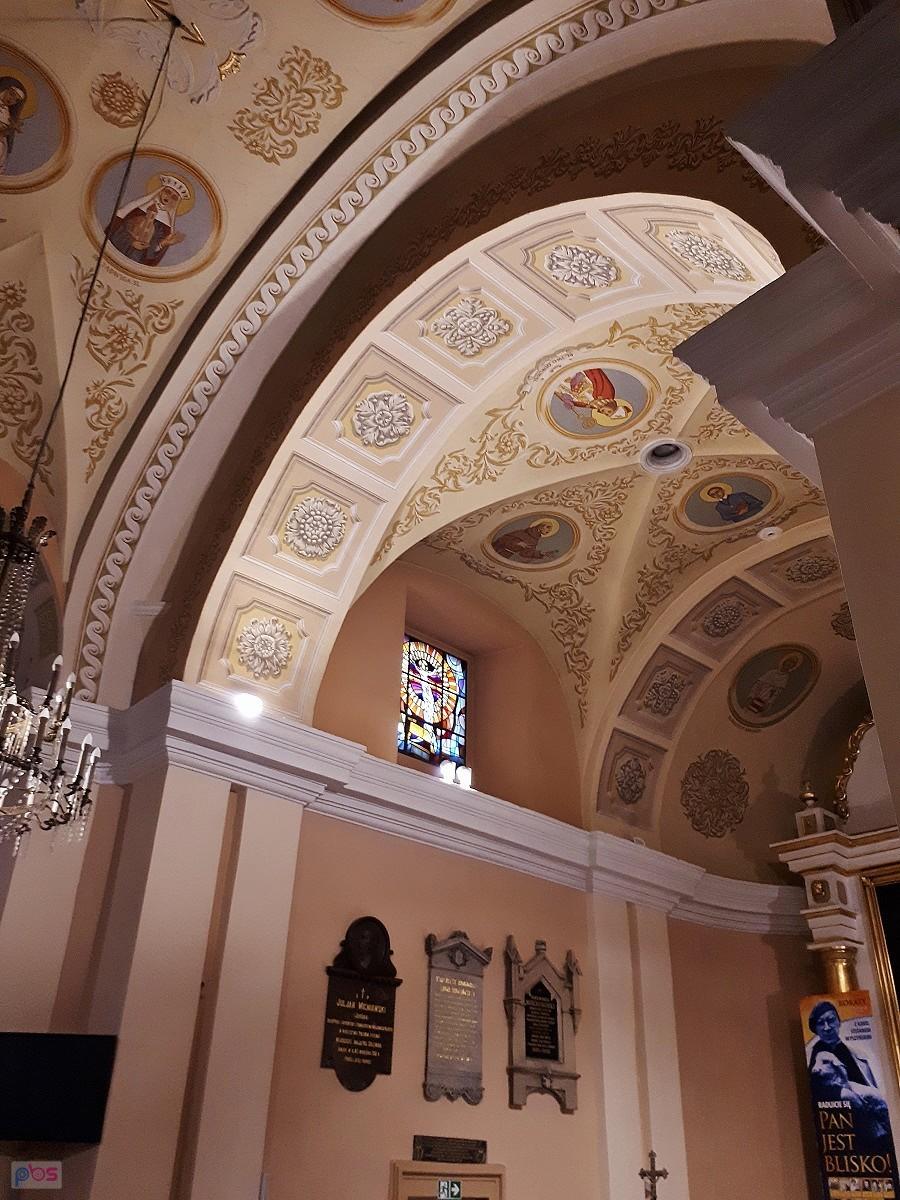 Sklepienie prezbiterium w kościele św. Anny w Grodzisku Mazowieckim