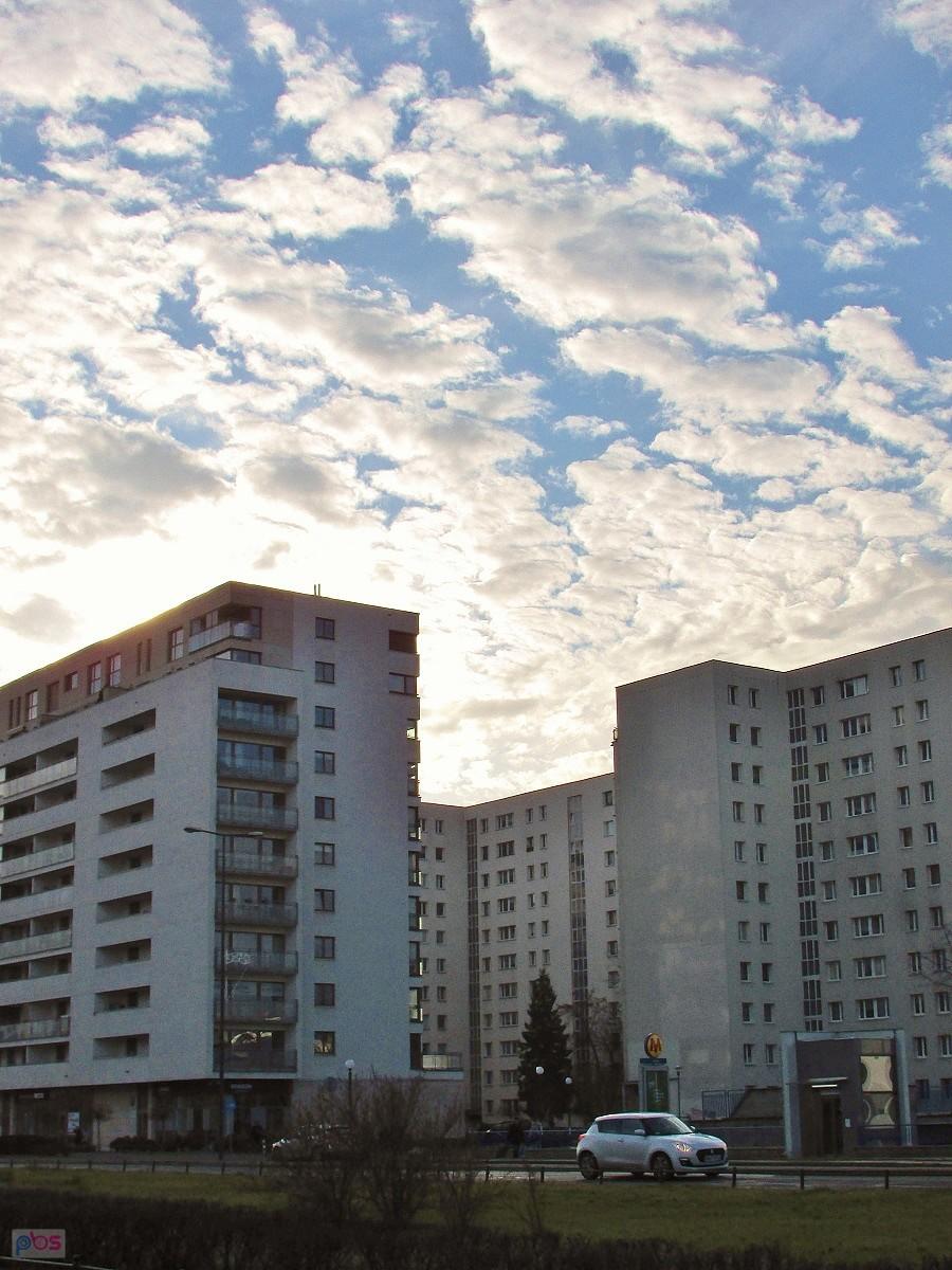 Chmurki nad Ursynowem