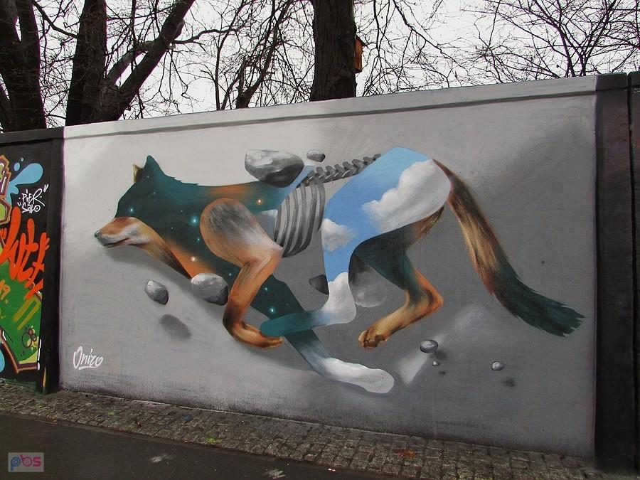 Kosmiczny wilk autorstwa Oniro