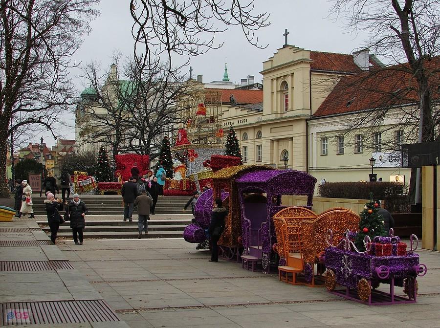Świąteczna iluminacja na skwerze Hoovera