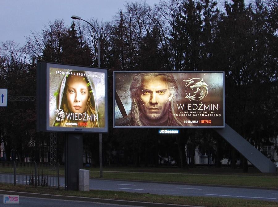 Wiedźmin okupuje billboardy