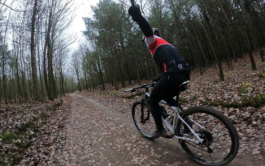 Warunki MTB w Puszczy Zielonka są spoczko