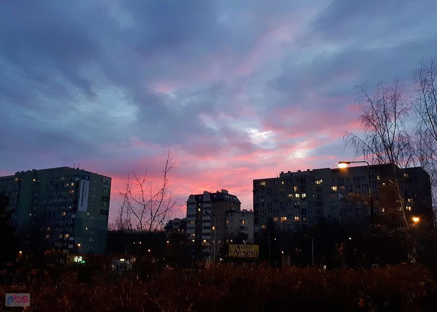 Koniec dnia nad Okopową