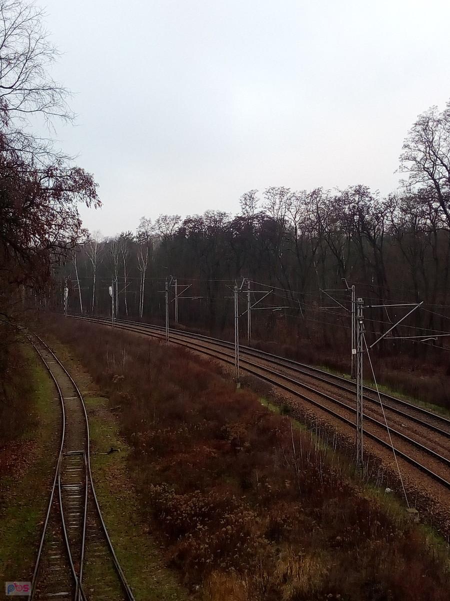 Z kładki nad torami