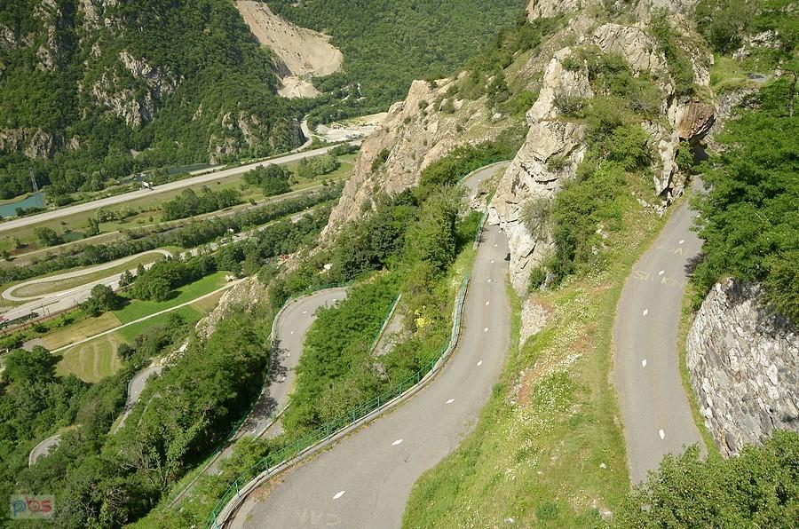 Agrafki na Col du Chaussy