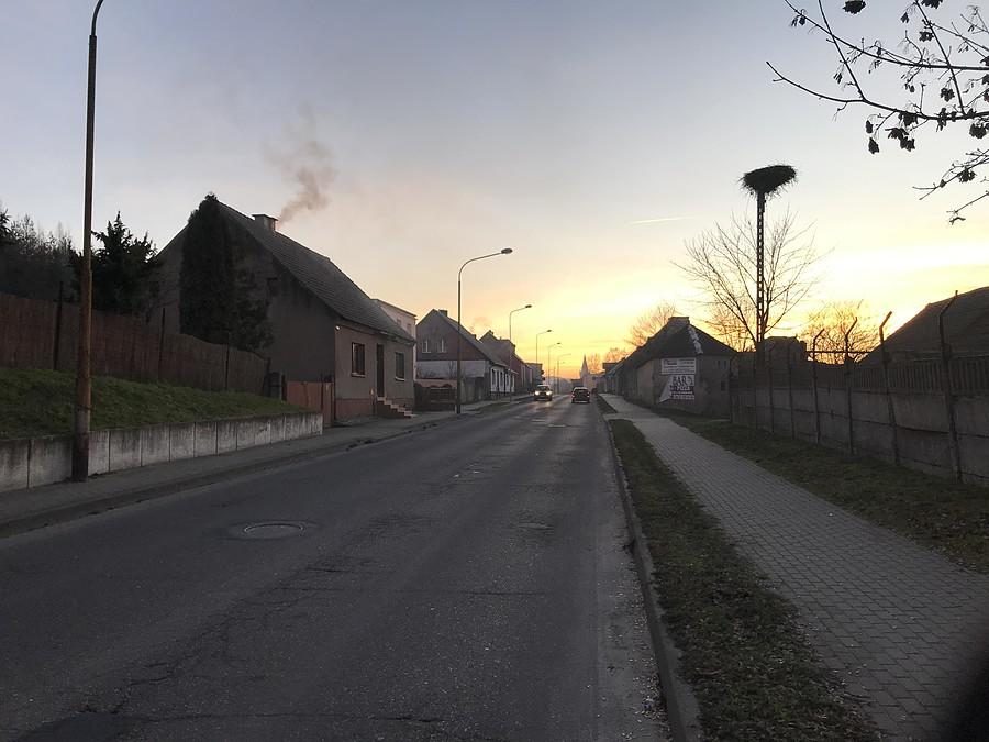 wlot do Czarnkowa - zaczyna mrozić