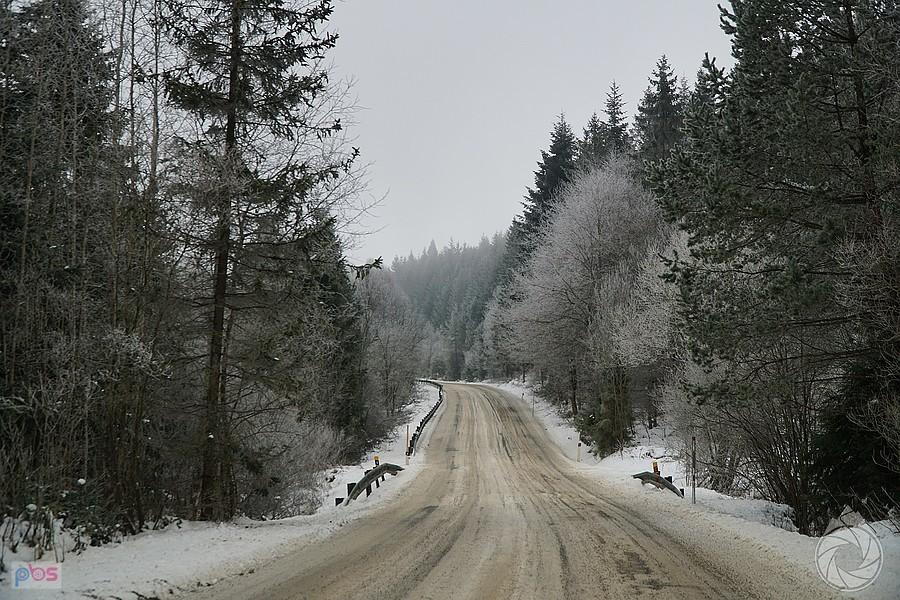 końcówka podjazdu za Malym Lipnikiem