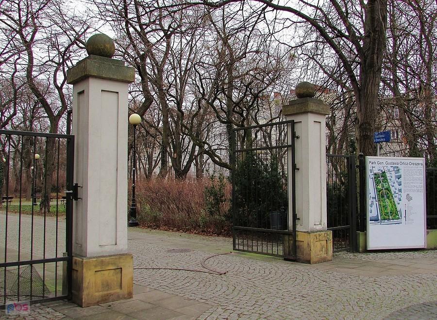 Brama Parku Dreszera od ul. Krasickiego