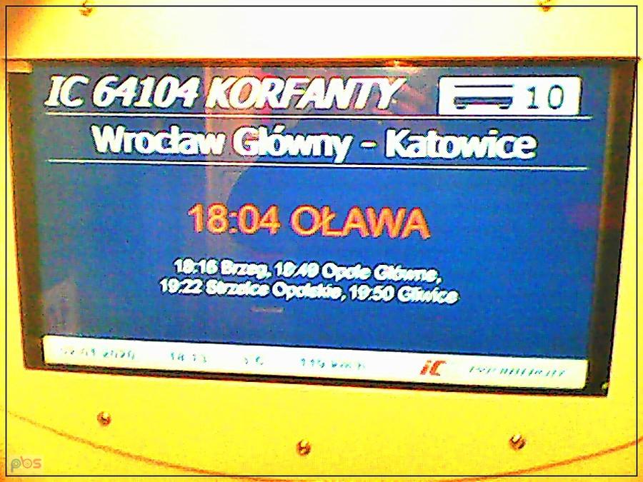 PKP IC Korfanty Wrocław Główny - Katowice