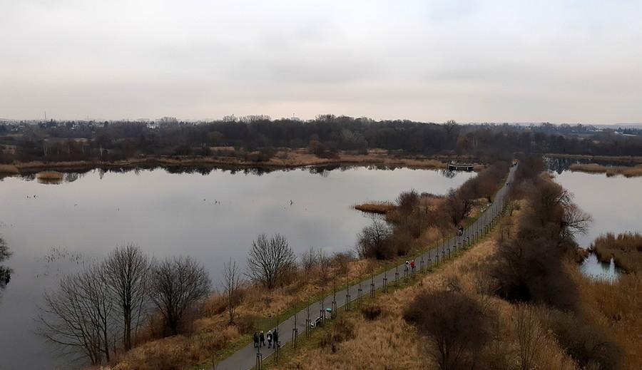 Widok na Dębiec i Świerczewo - Poznań, Szachty