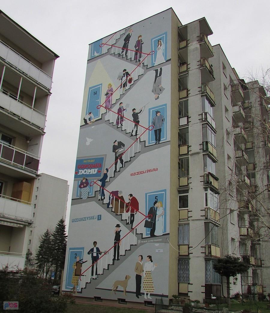 Filmowy mural "Alternatywy 4"