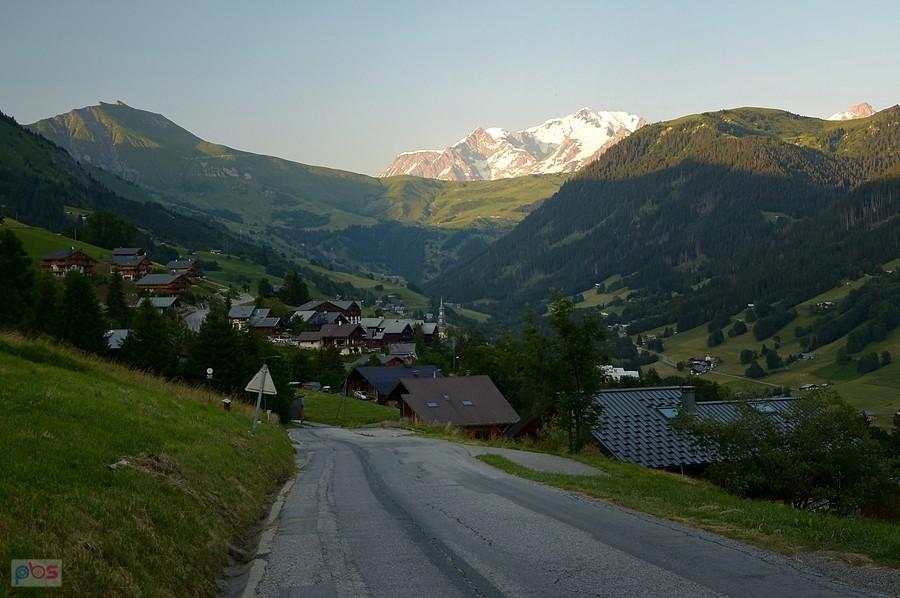 Mont Blanc z Hauteluce
