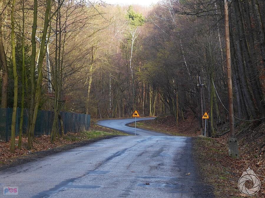 podjazd do Paczółtowic jakiś jesienny