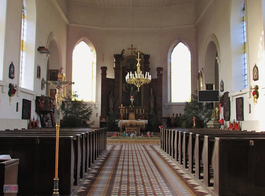 Brzóza - wnętrze kościoła św. Bartłomieja