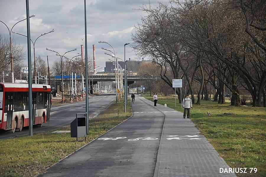 Dąbrowa Górnicza - Kasprzaka - Droga rowerowa