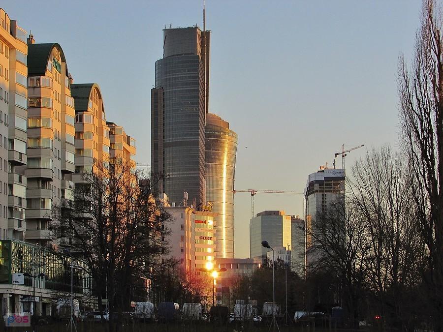 Widok z Dzielnej przy Okopowej