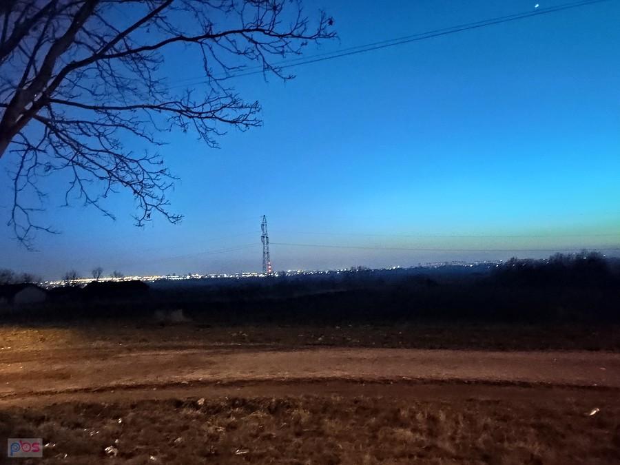 Widok na miasto nocą