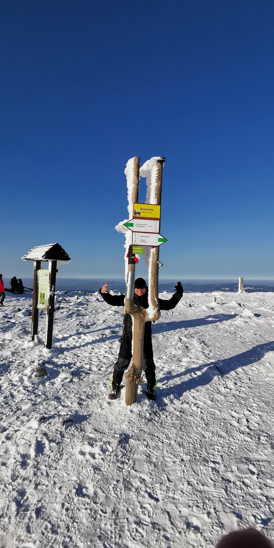Śnieżnik wita nas