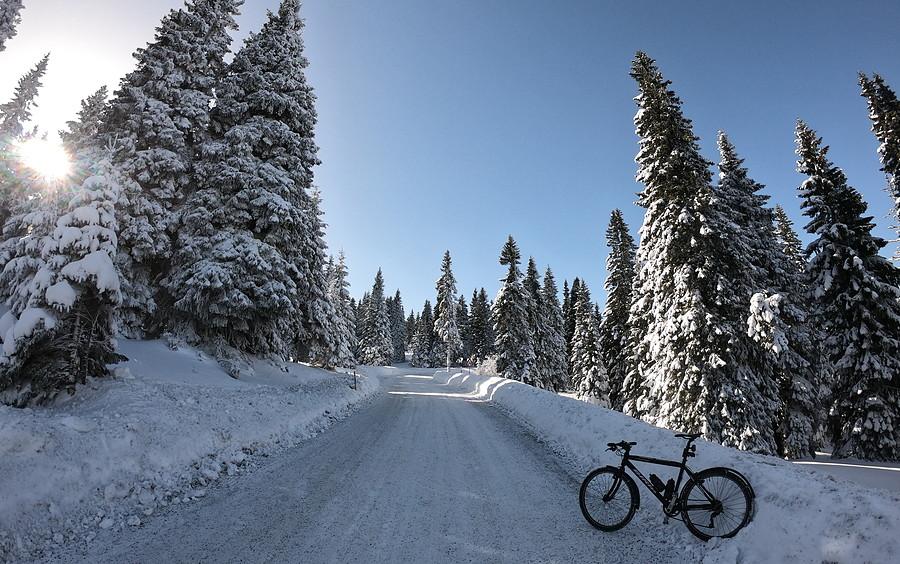 Dawno nie widziałem takiej pięknej zimy (ok 1200 m.n.p.m, temp -2°C)