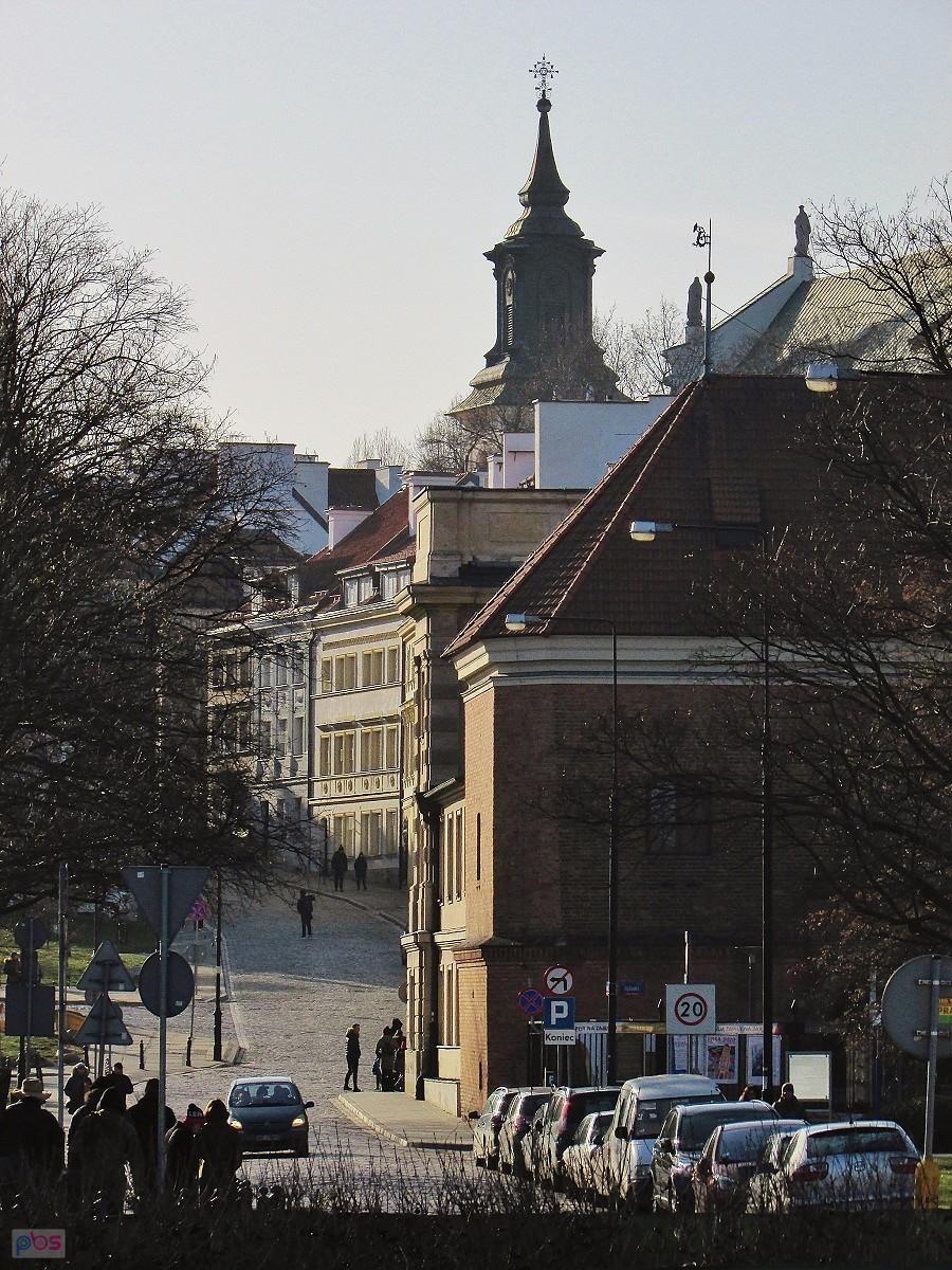 Ulica Mostowa i kościół Dominikanów na Freta