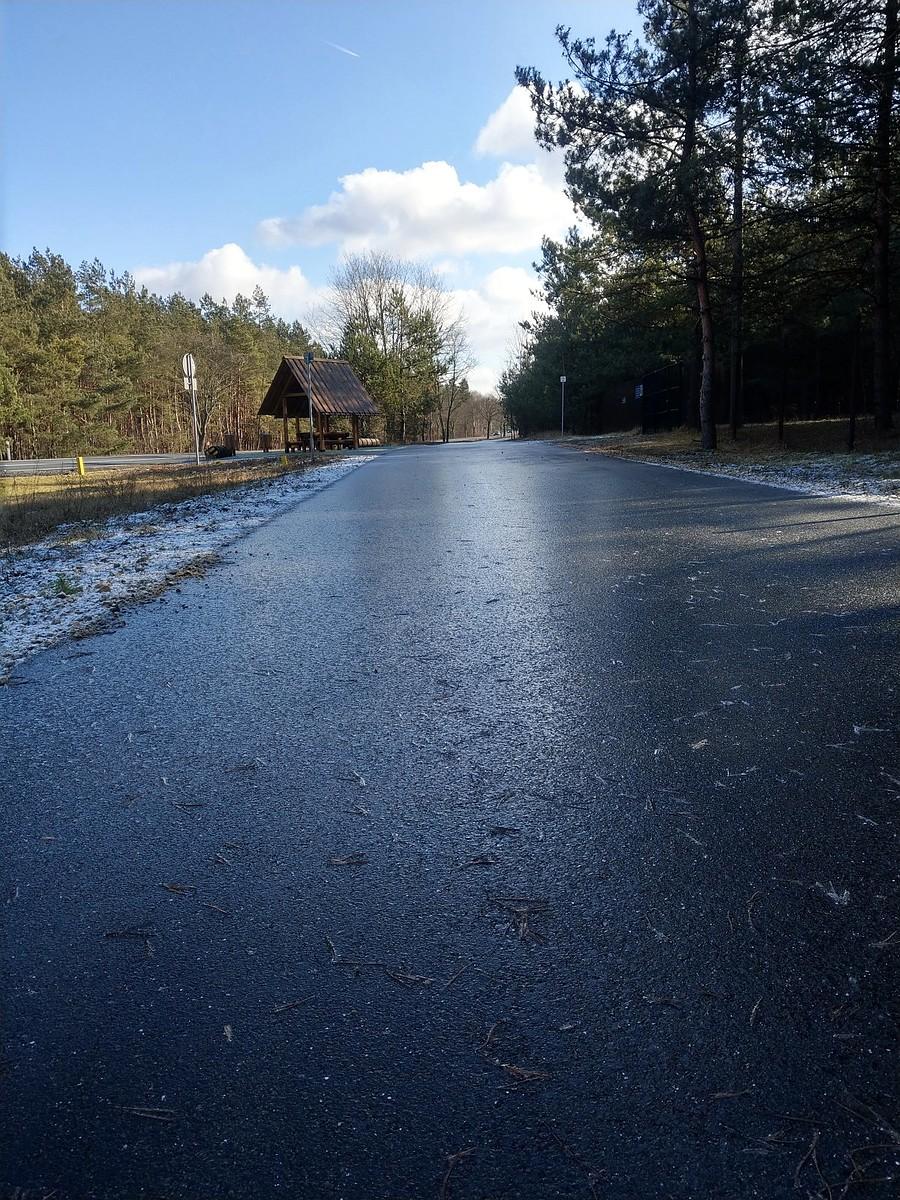 Lodowisko na rowerostradzie