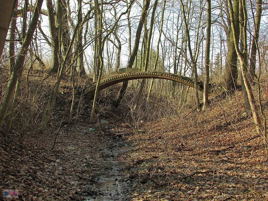 Turowice - mostek nad wąwozem