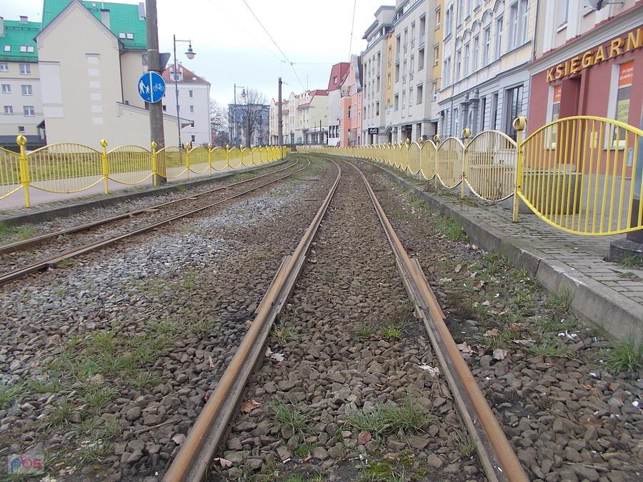 Zardzewiałe torowisko