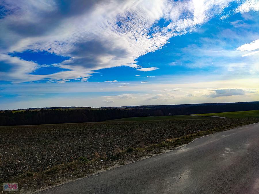 Widok z zdobytego podjazdu