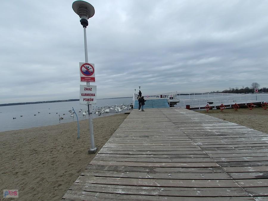 Molo i plaża w Nieporęcie