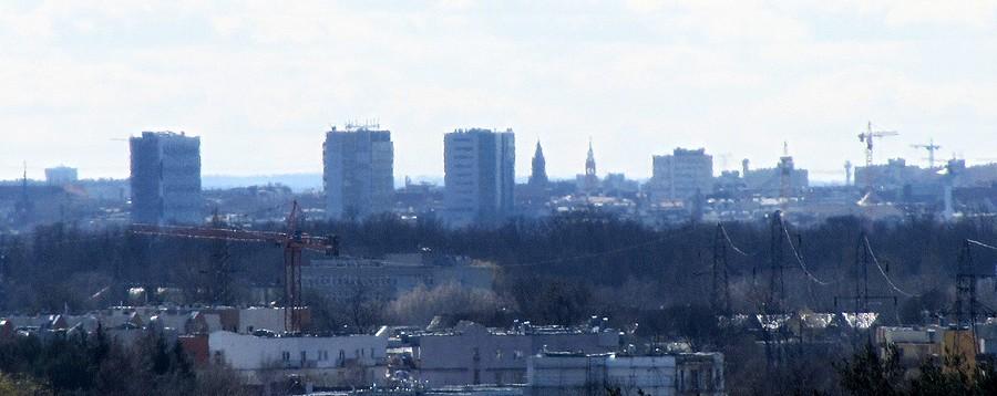 Centrum miasta w niewyraźności, Poznań
