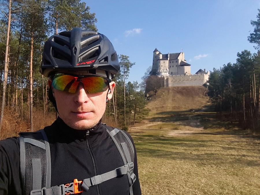 Selfie z zamkiem w Bobolicach.