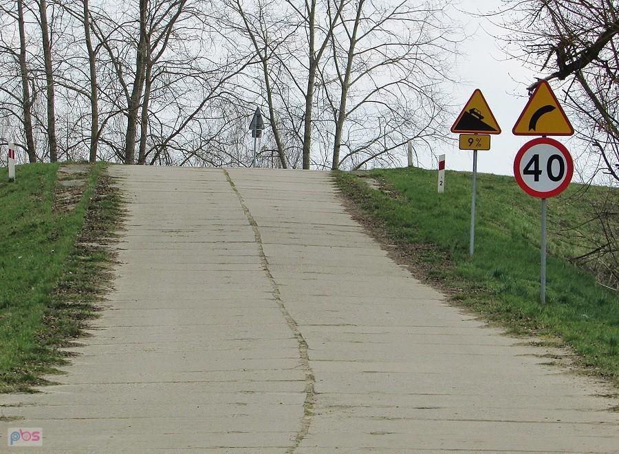 Dziewięcio procentowy podjazd