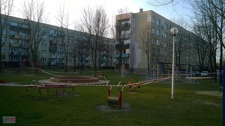 Plac zabaw i siłownia na osiedlu