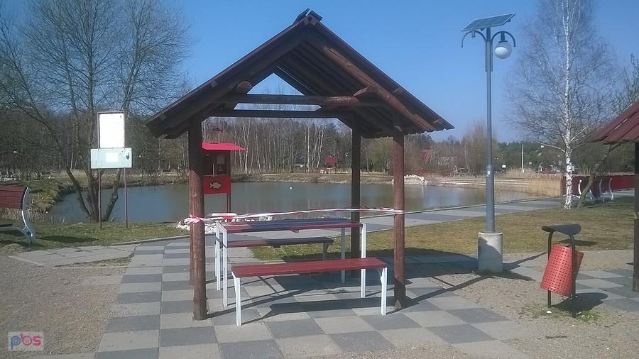 Altanki nad stwem Borowe w Olsztynie - zakaz użytkowania