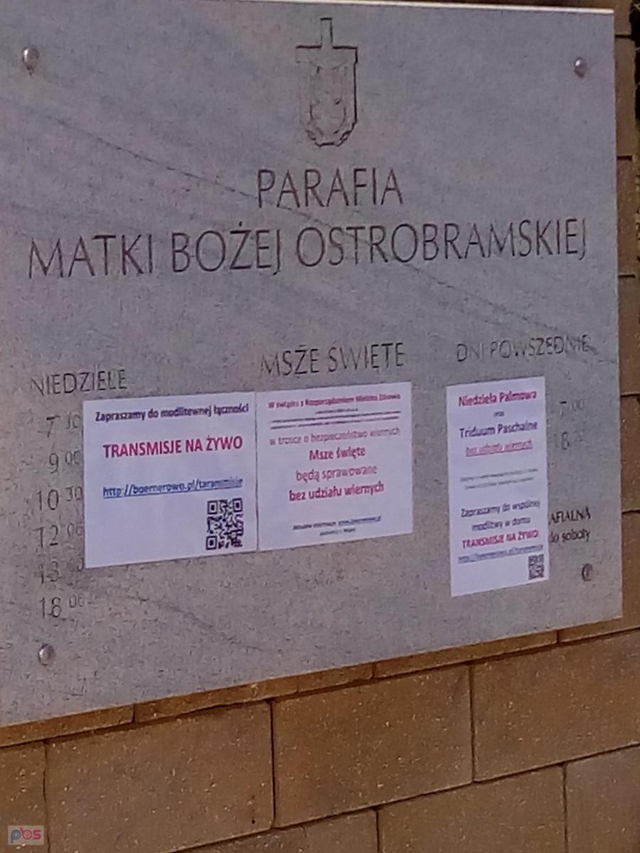 W tym kościele stwierdzili, że zdrowie jest ważniejsze.. i słusznie